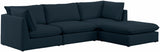 Mackenzie - Modular Sectional 4 Piece - Navy