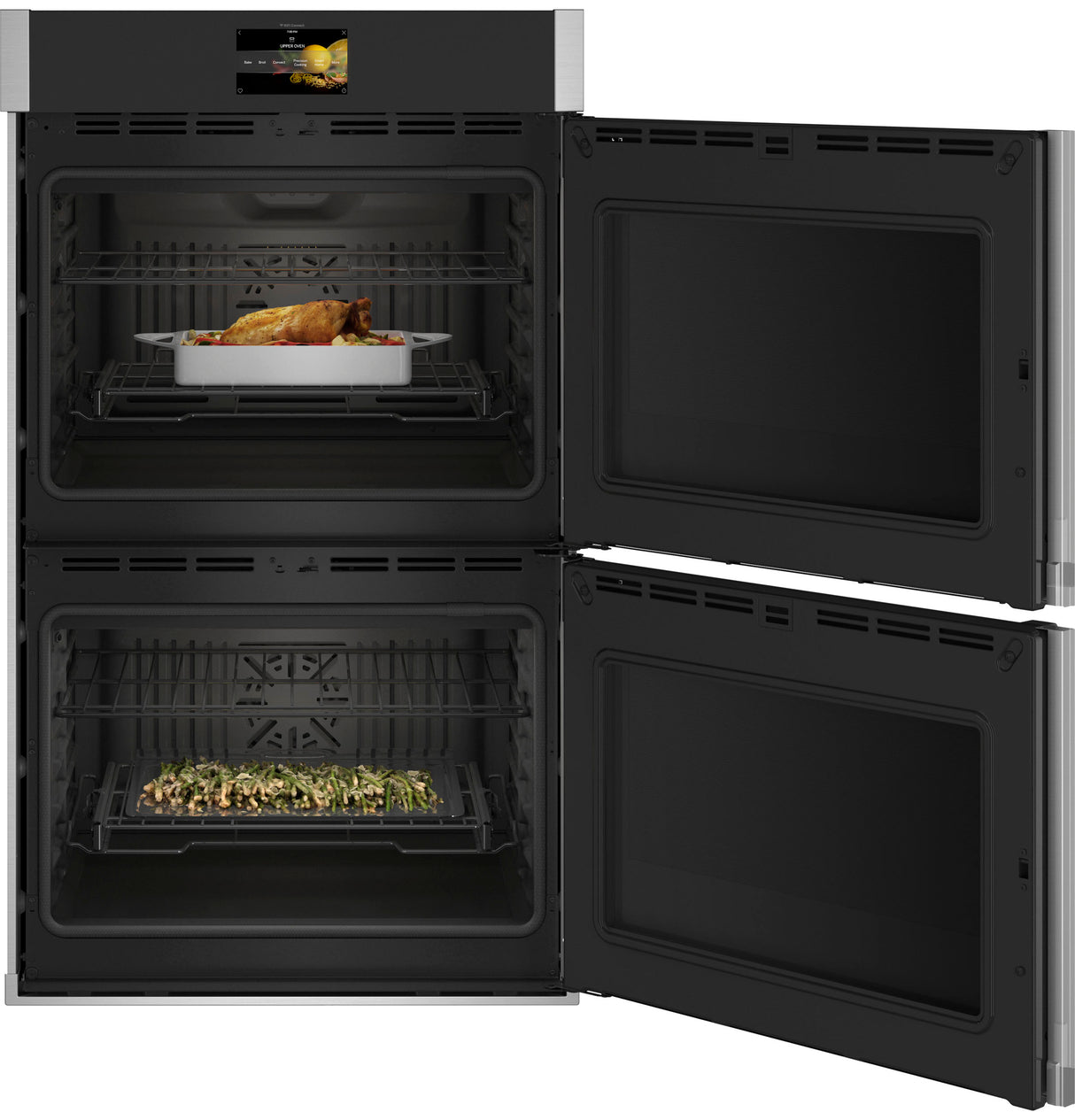 GE Profile(TM) 30" Smart Built-In Convection Double Wall Oven with Right-Hand Side-Swing Doors - (PTD700RSNSS)