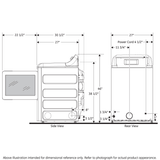 GE(R) ENERGY STAR(R) 7.4 cu. ft. Capacity aluminized alloy drum Electric Dryer with Sanitize Cycle and Sensor Dry - (GTD72EBPNDG)