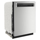 44 dBA Dishwasher In PrintShield Finish With FreeFlex Third Rack - Pearl Silver - 33,6" Height