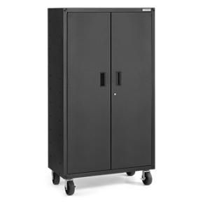 Ready-to-Assemble Mobile Storage Cabinet - Hammered Granite