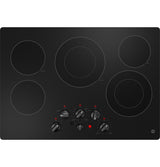 GE(R) 30" Built-In knob Control Electric Cooktop - (JEP5030DTBB)