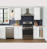 GE(R) 30" Free-Standing Gas Convection Range with No Preheat Air Fry - (JGB735DPWW)