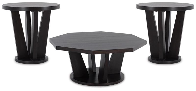 Coffee Table With 2 End Tables - (PKG015586)