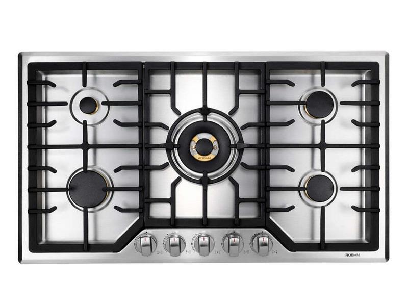 ROBAM ROBAM-G515 36-in 5 Burners Stainless Steel Gas Cooktop - (ROBAMG515)