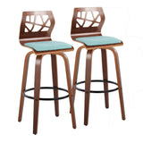 Folia - 30" Fixed-Height Barstool (Set of 2) - Round Base