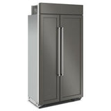 255 Cubic Feet 42" Built-In Side-By-Side Refrigerator With Panel-Ready Doors - Panel Ready