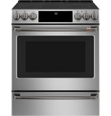 Caf(eback)(TM) 30" Smart Slide-In, Front-Control, Radiant and Convection Range - (CES700P2MS1)