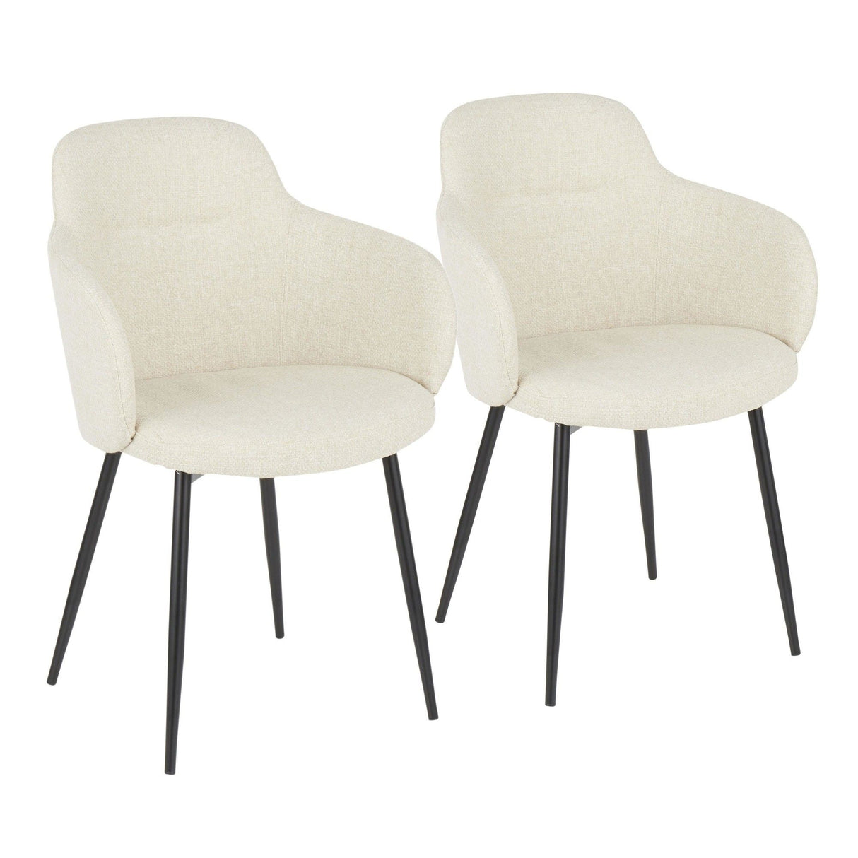 Boyne - Chair (Set of 2) - Black Legs