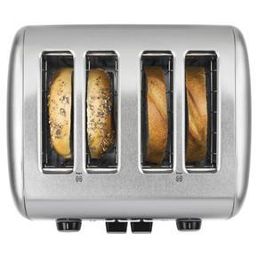 4-Slice Toaster With Manual High-Lift Lever - Brushed Stainless Steel