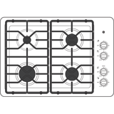 GE(R) 30" Built-In Gas Cooktop with Dishwasher-Safe Grates - (JGP3030SLSS)