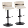 Cinch - Adjustable Barstool (Set of 2) - Black Base