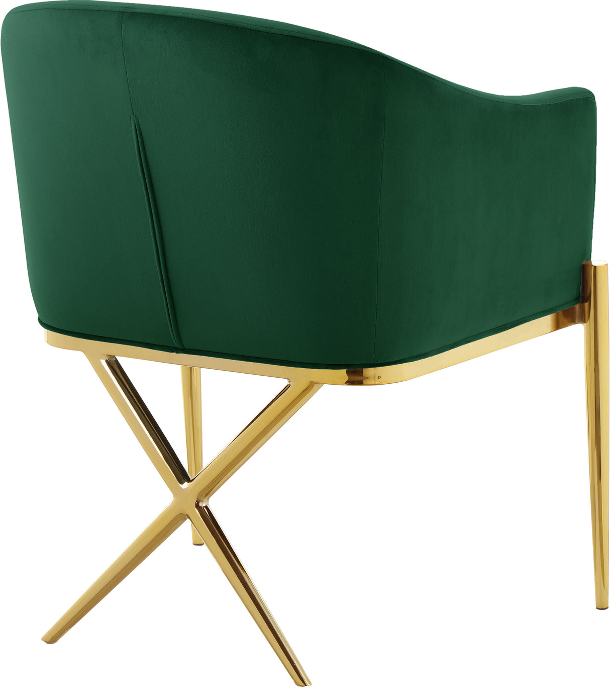 Xavier - Dining Chair with Gold Legs