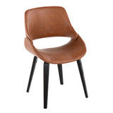 Fabrico - Chair (Set of 2) - Black Wood Legs