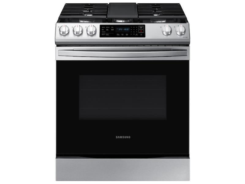 6.0 cu. ft. Smart Slide-in Gas Range with Convection in Stainless Steel - (NX60T8311SS)