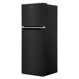 24" Wide Small Space Top-Freezer Refrigerator - 12.9 Cubic Feet - Black