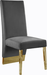 Porsha - Dining Chair with Gold Legs(Set of 2)