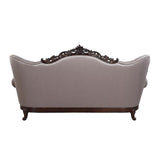 Benbek - Sofa - Fabric & Antique Oak Finish