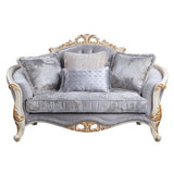 Galelvith - Loveseat - Gray Fabric