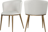 Skylar - Dining Chair with Gold Legs (Set of 2)