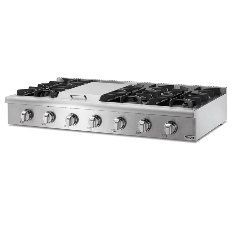 48 Inch Professional Gas Rangetop In Stainless Steel - (HRT4806U)