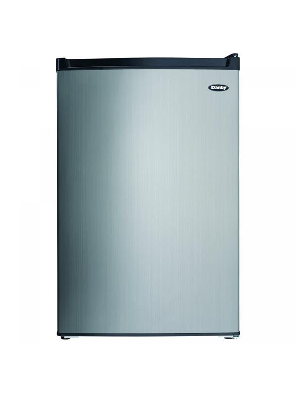 Danby 4.5 cu. ft. Compact Fridge with True Freezer in Stainless Steel - (DCR045B1BSLDB3)