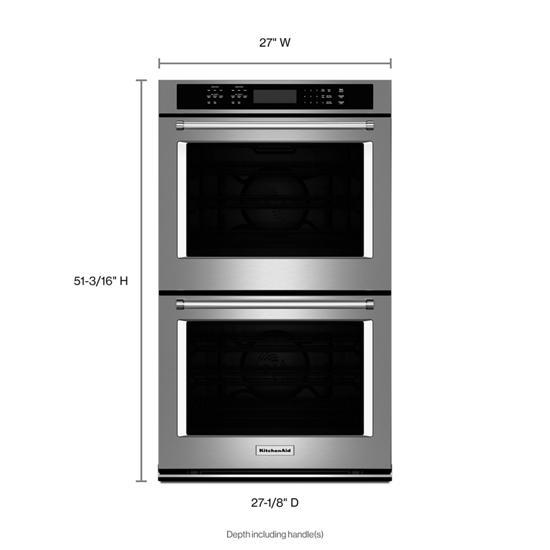 27" Double Wall Oven With Even-Heat True Convection