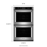 27" Double Wall Oven With Even-Heat True Convection