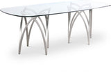 Madelyn - Dining Table - Silver