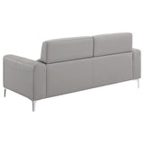 Glenmark - Upholstered Track Arm Sofa - Taupe