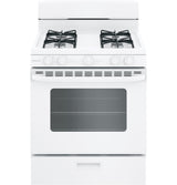 Hotpoint(R) 30" Free-Standing Gas Range with Cordless Battery Ignition - (RGBS200DMWW)