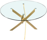 Xander - Dining Table - Gold