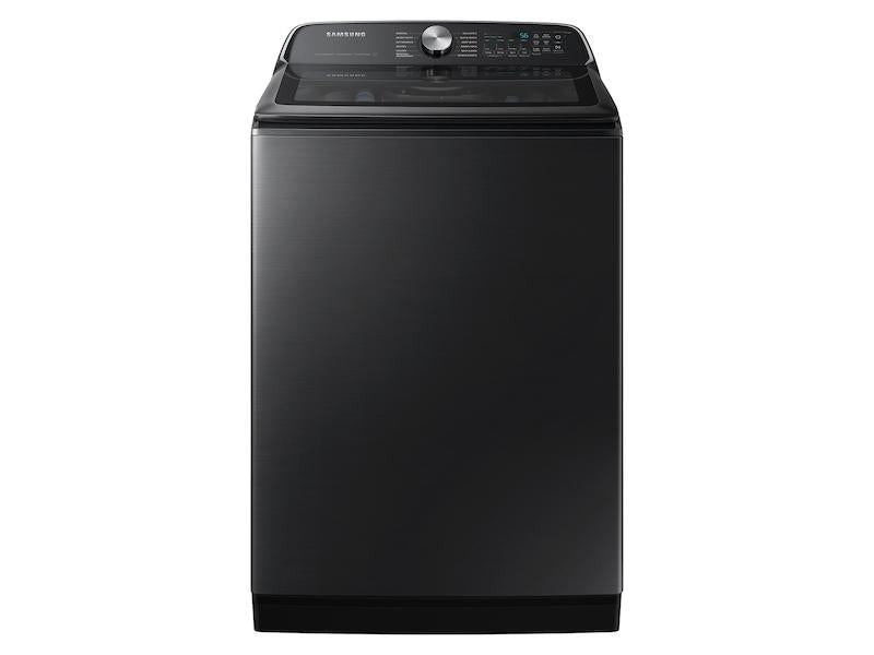 5.5 cu. ft. Extra-Large Capacity Smart Top Load Washer with Super Speed Wash in Brushed Black - (WA55CG7100AVUS)