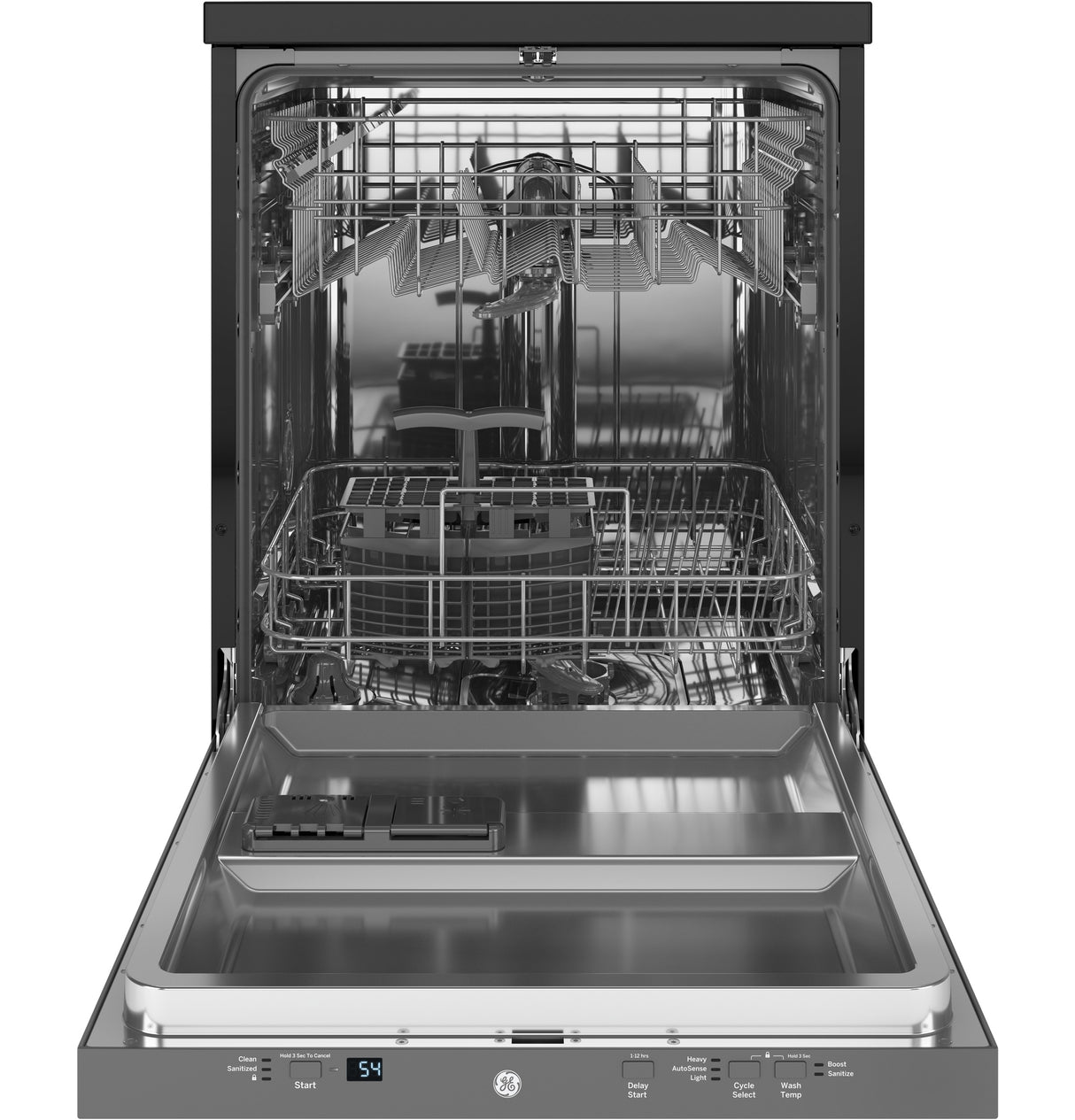 GE(R) ENERGY STAR(R) 24" Stainless Steel Interior Portable Dishwasher with Sanitize Cycle - (GPT225SSLSS)