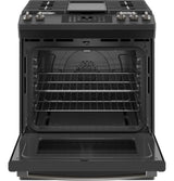 GE(R) 30" Slide-In Front-Control Convection Gas Range with No Preheat Air Fry - (JGS760FPDS)