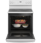 GE(R) 30" Free-Standing Electric Convection Range with No Preheat Air Fry - (JB735DPWW)