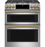 Caf(eback)(TM) 30" Smart Slide-In, Front-Control, Dual-Fuel, Double-Oven Range with Convection - (C2S950P2MS1)