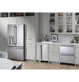 Caf(eback)(TM) 5.7 Cu. Ft. Built-In Dual-Drawer Refrigerator - (CDE06RP2NS1)