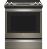 GE(R) 30" Slide-In Electric Convection Range with No Preheat Air Fry - (JS760EPES)