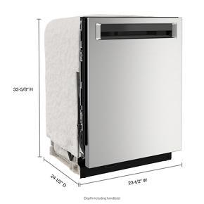 44 dBA Dishwasher With FreeFlex Third Rack And LED Interior Lighting - Pearl Silver - 23,9" Width