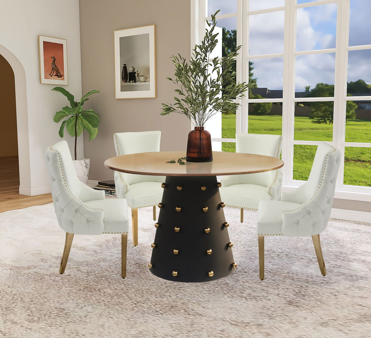 Raven - Dining Table - Black