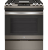 GE(R) 30" Slide-In Front Control Gas Range - (JGSS66EELES)