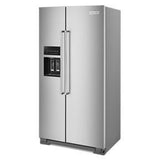 22.6 Cubic Feet Counter-Depth Side-By-Side Refrigerator With Exterior Ice And Water And PrintShield finish