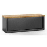 Ready-to-Assemble Storage Shoe Bench - Hammered Granite