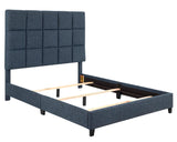 Squares Upholstered Platform Bed