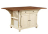 Slater - 2-Drawer Kitchen Island With Drop Leaves