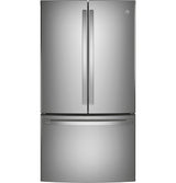 GE Profile(TM) ENERGY STAR(R) 23.1 Cu. Ft. Counter-Depth Fingerprint Resistant French-Door Refrigerator - (PWE23KYNFS)