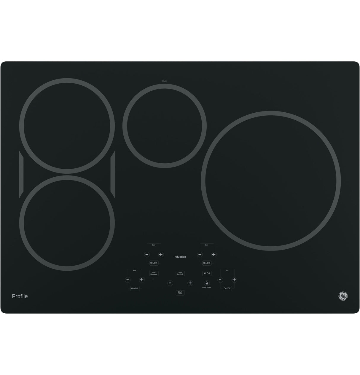 GE Profile(TM) 30" Built-In Touch Control Induction Cooktop - (PHP9030DJBB)