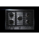 Euro-Style 30" 5-Burner Gas Cooktop - Pearl Silver