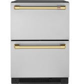 Caf(eback)(TM) 5.7 Cu. Ft. Built-In Dual-Drawer Refrigerator - (CDE06RP2NS1)